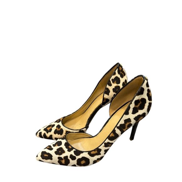 Michael Michael Kors Clara Haircalf Heels Size 8M, Pre-Owned Good Condition - Picture 3 of 8